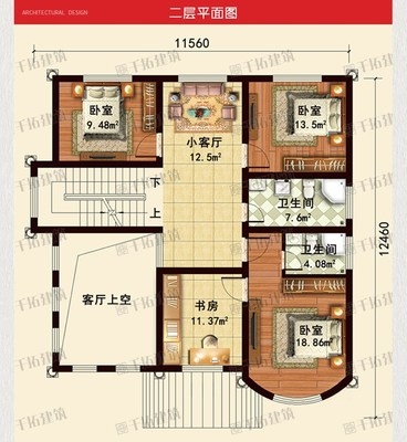 豪华大气b三层别墅设计图纸建果图农套自效房屋图纸水电全村施工