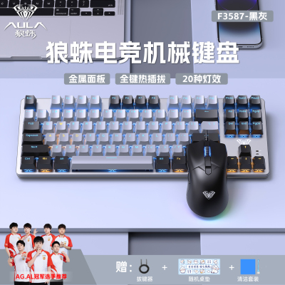 狼蛛机械键盘游戏套装