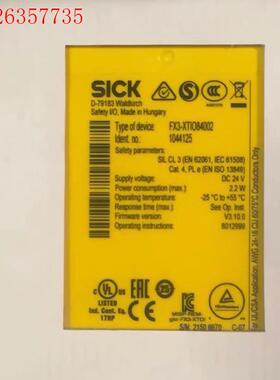 传感器德国西克FX3-XTIO84002,实物图(议价)