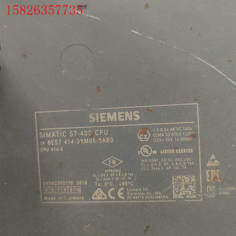 6ES7 414-3XM05-0AB0西门子plc破损件(议价)