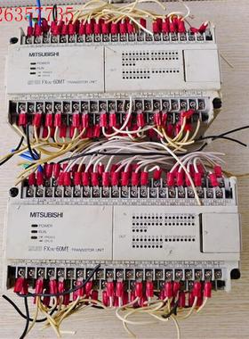 三菱PLCFXON-60MT拆机货实物图片共2个,有点油污,(议价)