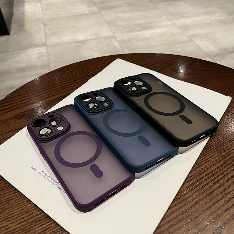 umj适用于iPhone18pro手机壳17Air全包镜头膜16pro高级磨砂磁吸充电15苹果14proMax简约13新款12防摔保护套壳