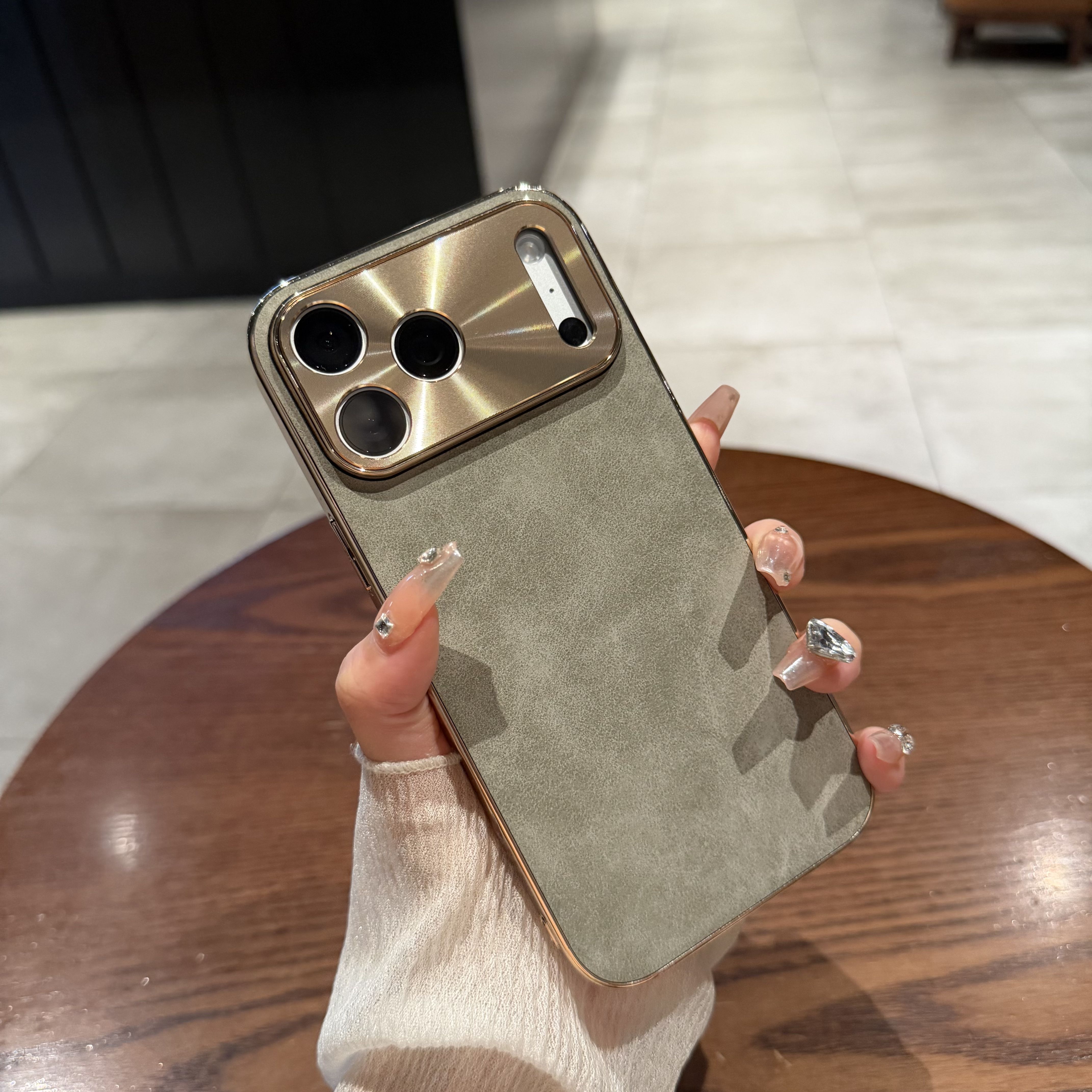 【磨砂素皮】适用于苹果手机壳