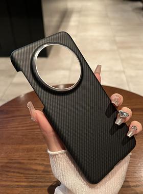 umj适用于华为mate80proMax手机壳碳纤维纹理70超薄黑色硬壳Pura70pro+新款mate60p简约高级70防摔保护套男女