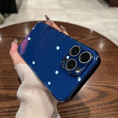 【电镀玻璃壳】适用于苹果手机壳