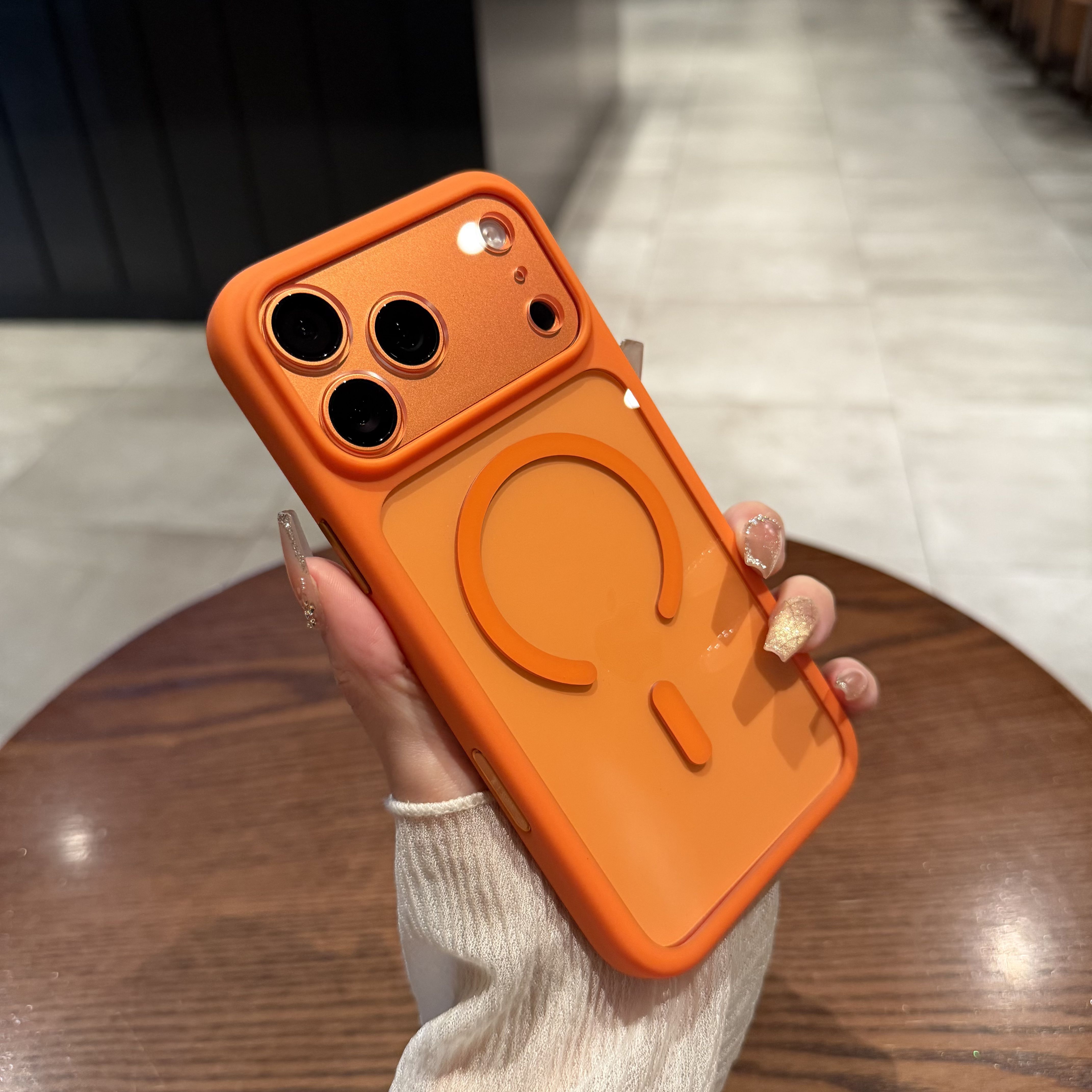 【撞色透明】适用于苹果手机壳