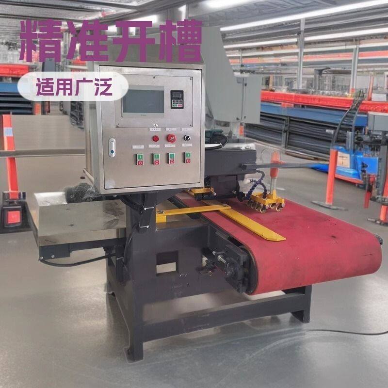 数控三刀瓷砖切割机 台式全自动石材开槽机 大理石地砖倒角机