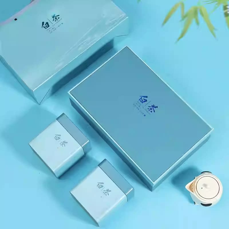 通用白茶包装盒高档礼盒定制logo图片