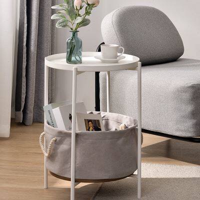 北欧现代简约沙发边几客厅家用小茶几沙发边柜角几移动边桌