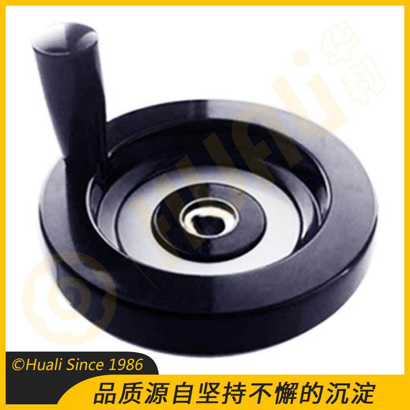 隐藏折叠胶木手轮可折背面波纹手轮内波纹手轮手柄机床手轮配件