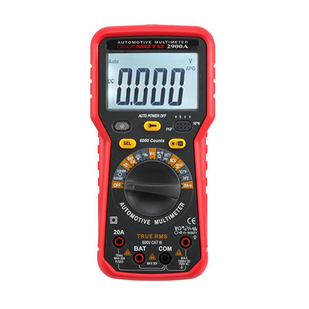 智慧型数字万用表-2900A与高质量的智能汽车数字智能检测仪器