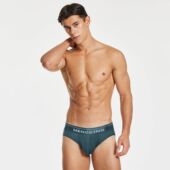 纯色性感高弹U凸青年低腰 三角裤 MENCCINO60支螺纹莫代尔经典 男士