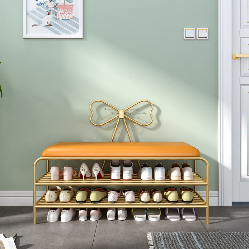 多层鞋架简易家用轻奢小户型门口可坐鞋柜坐凳一体进门入户换鞋凳,住宅家具,鞋架,淘宝优惠券,粉丝福利购,淘宝优惠卷