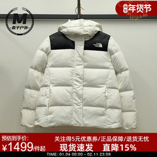 TheNorthFace北面女Puffy防泼溅鹅绒羽绒服户外保暖秋冬89YN