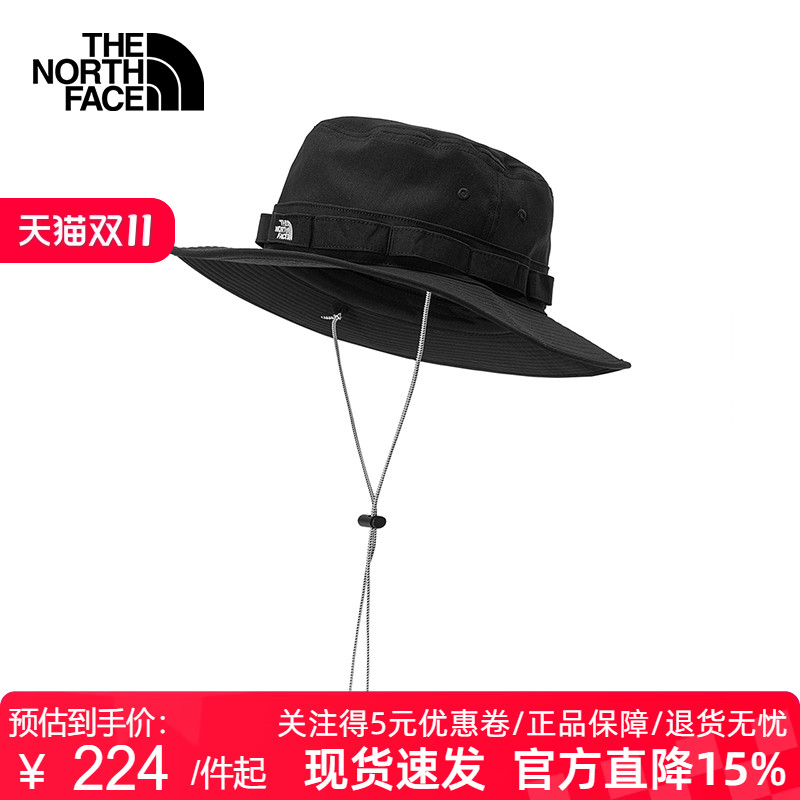 TheNorthFace北面运动帽男女款25春夏防晒户外遮阳帽渔夫帽5FXF