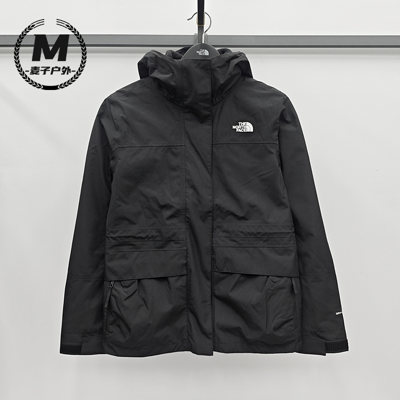 北面TheNorthFace女抓绒内胆三合