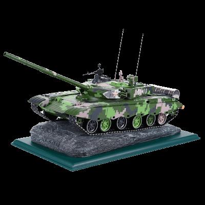 正品1:24合金99式主战坦克模型成品仿真金属t-99战车军事模型摆件