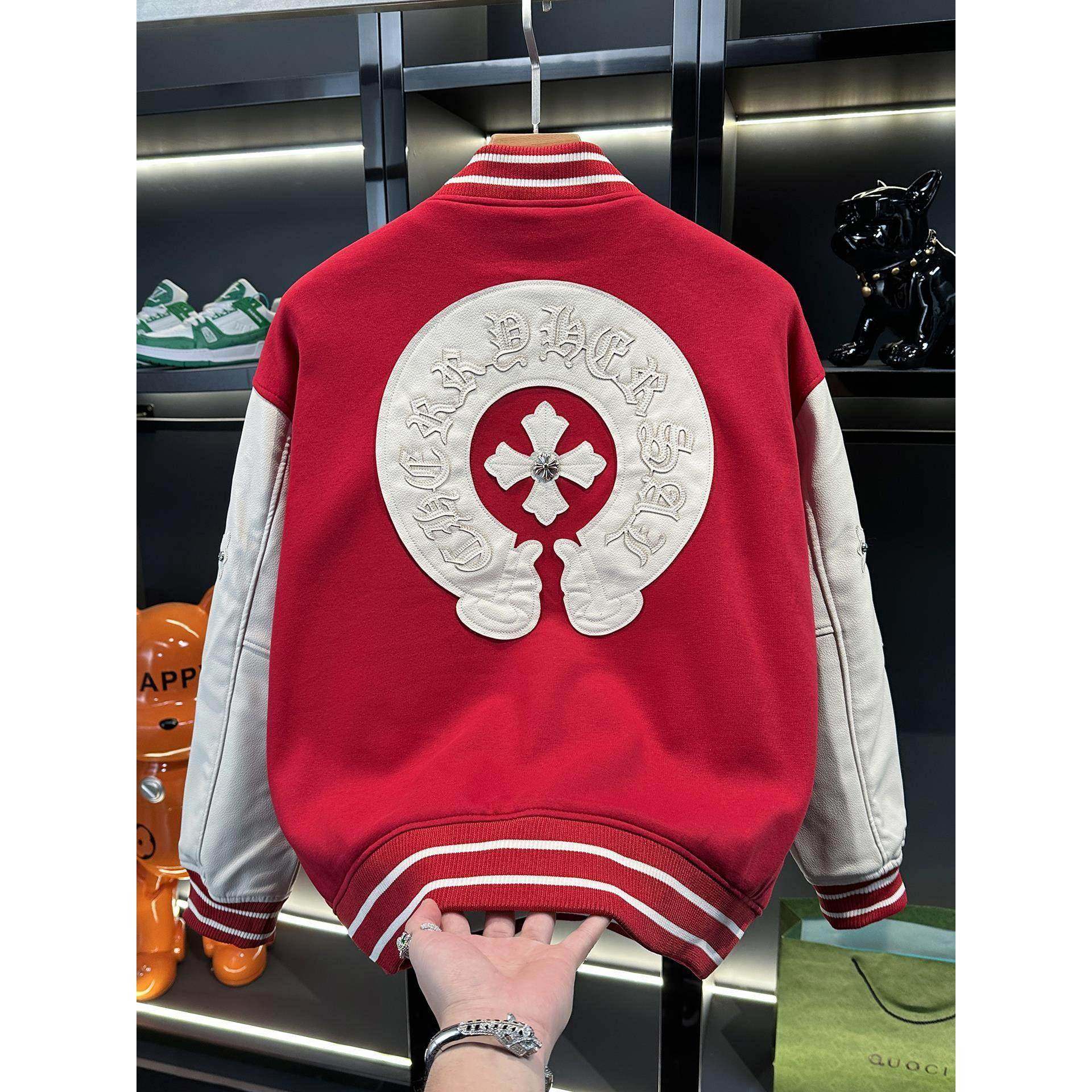 Mostarsea~秋冬美式覆古刺绣卫衣男士贴皮夹克棒球服潮牌上衣外套,男装,大码上装,淘宝优惠券,粉丝福利购,淘宝优惠卷