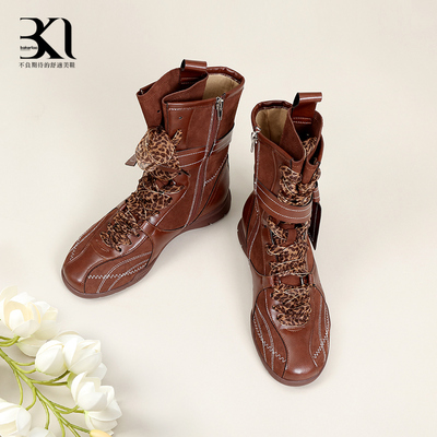 BAKERLOO绑带高帮时尚女靴BKL-HS181