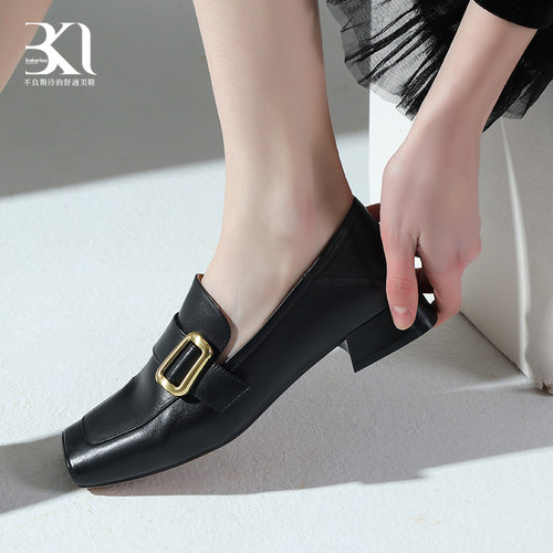 BAKERLOO方扣乐福女鞋