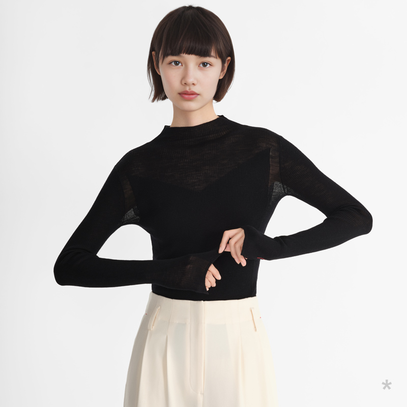 小着HB1辛芷蕾同款羊毛薄针织