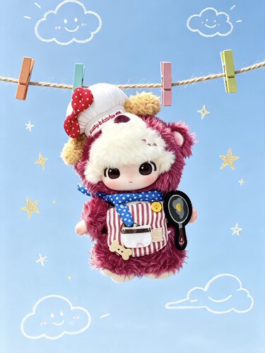 dimoo娃衣PIXAR皮克斯联名草莓熊苏利文巴小飞衣服时尚可爱玩偶服
