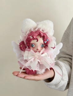 泡泡玛特sp小马宝莉碧奇紫悦珍奇娃衣搪胶10厘米公仔换装柔柔裙子