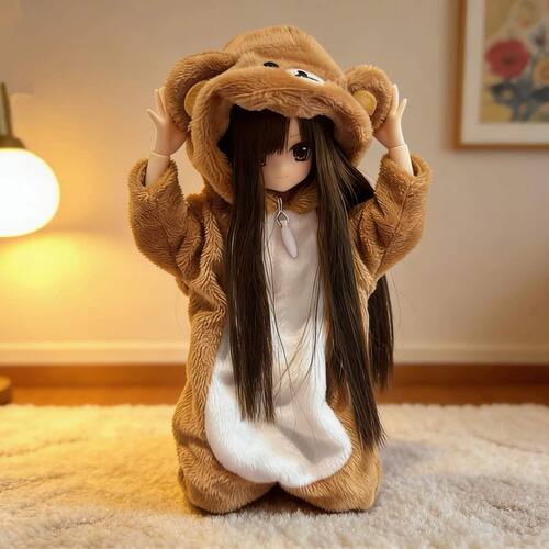azone6分 ob22 ob24娃衣blythe轻松熊连体衣服米甜四代