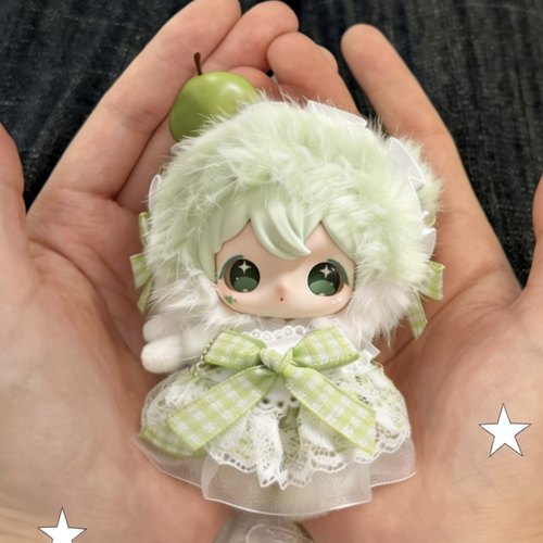 兔闪闪shyshy二代小小的你自信的你娃衣搪胶10cm田栩宁毛绒公仔服