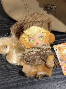 SKULLPANDA小马宝莉系列sp联名挂件盲盒苹果嘉儿手作柔柔娃衣套装