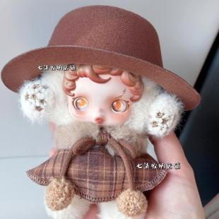 冬日乐章光织园着痕泡泡玛特sp1 2幻掣朝晖搪胶公仔拉布布娃衣服