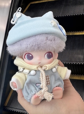 Dimoo新生日记4代懵懂娃衣10cm眷恋衣服陌生新奇搪胶依赖守护毛绒