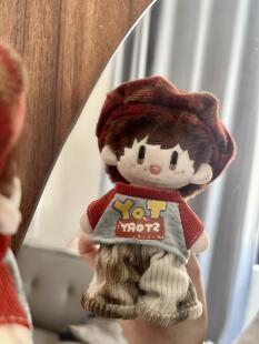 周可可娃衣10cm正常体棉花娃娃衣服侦探同款可爱秋冬毛衣帽子鞋子