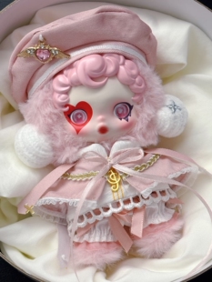 SP12代冬日乐章狂想诗搪胶娃衣可可颂毛绒10cm衣服摇滚乐公仔服装