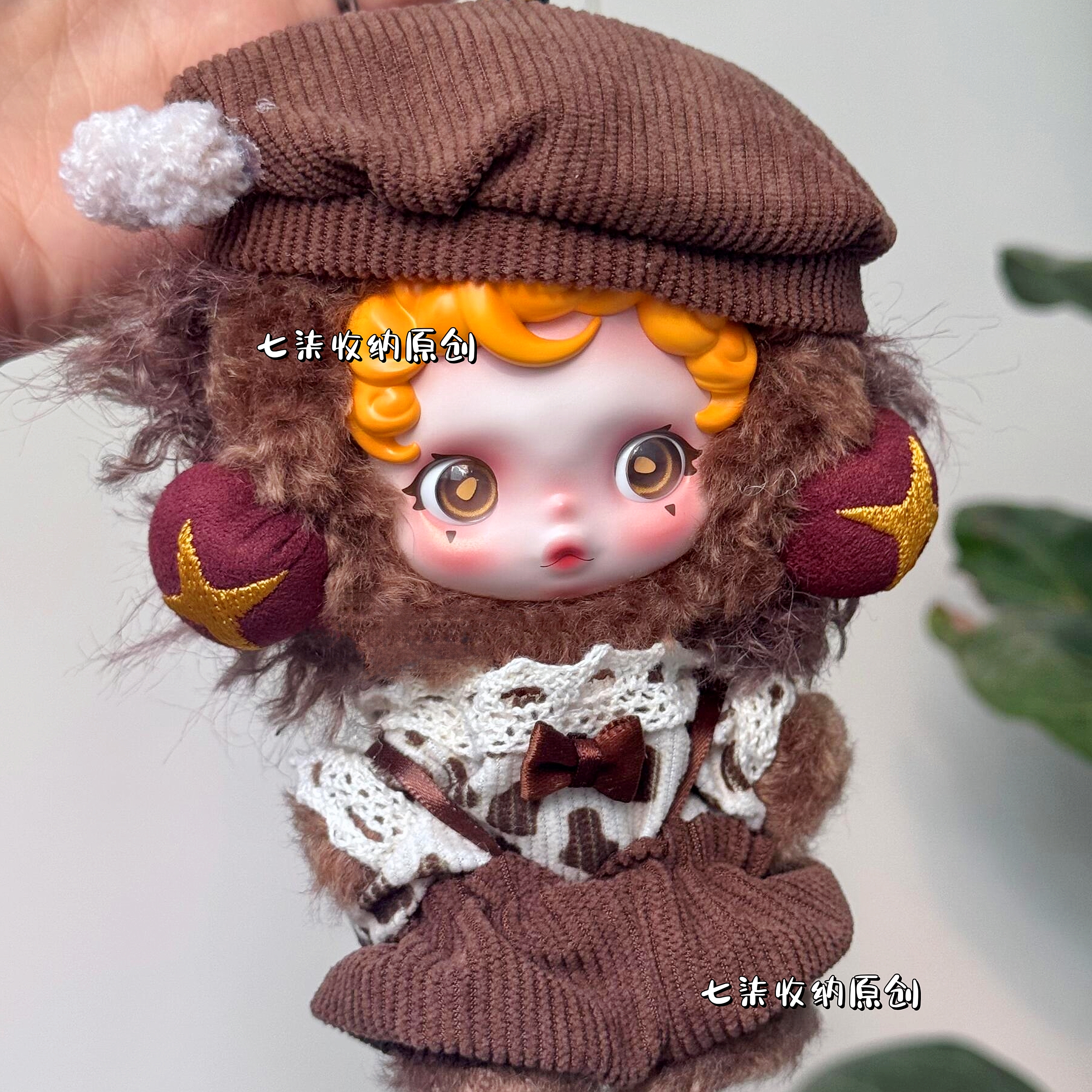 新款123代sp偷偷栗子搪胶花生恶作剧娃衣光织园胧雾着痕公仔装扮