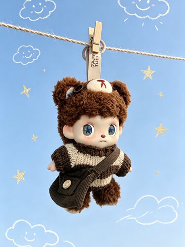 Anmoo阿默遗失的玩偶系列搪胶娃衣10厘米破坏遗忘毛绒挂件替换装