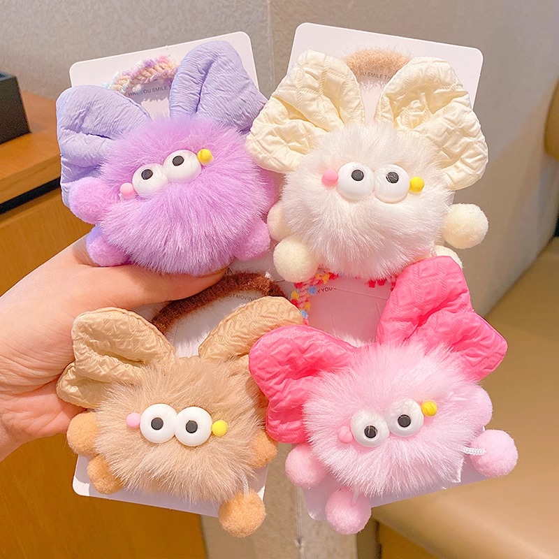 丸子头发绳女童扎头绳可爱