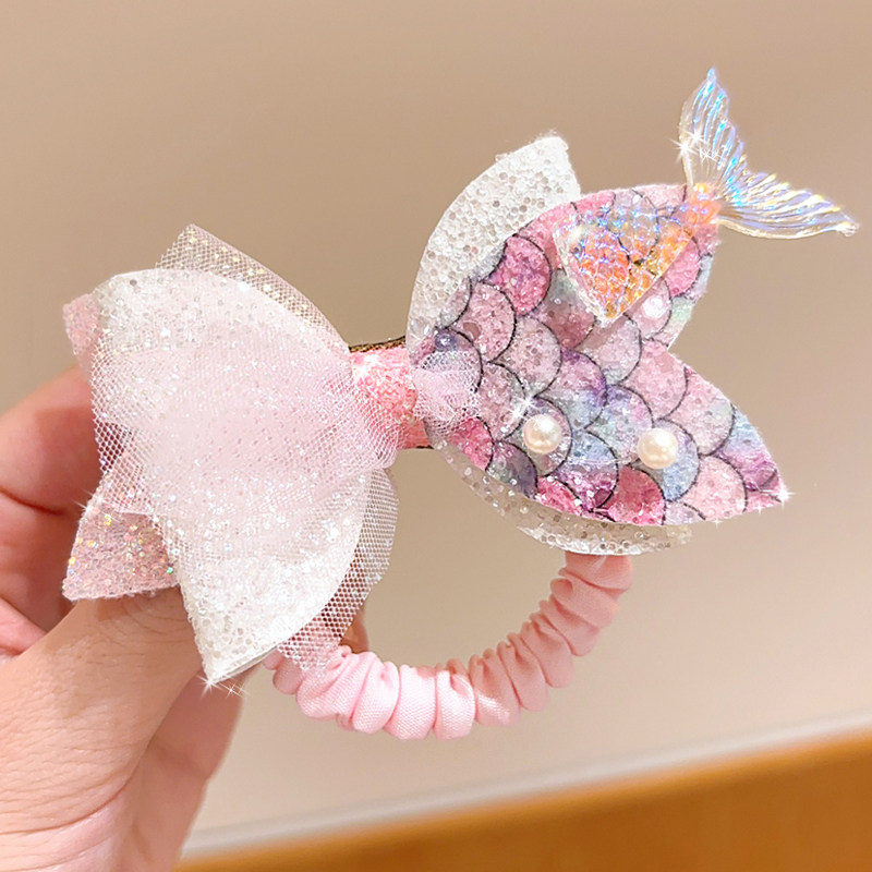 小女孩美人鱼尾头绳儿童漂亮发圈女童扎头发皮筋马尾头饰闪闪发饰,童装/婴儿装/亲子装,发饰,淘宝优惠券,粉丝福利购,淘宝优惠卷