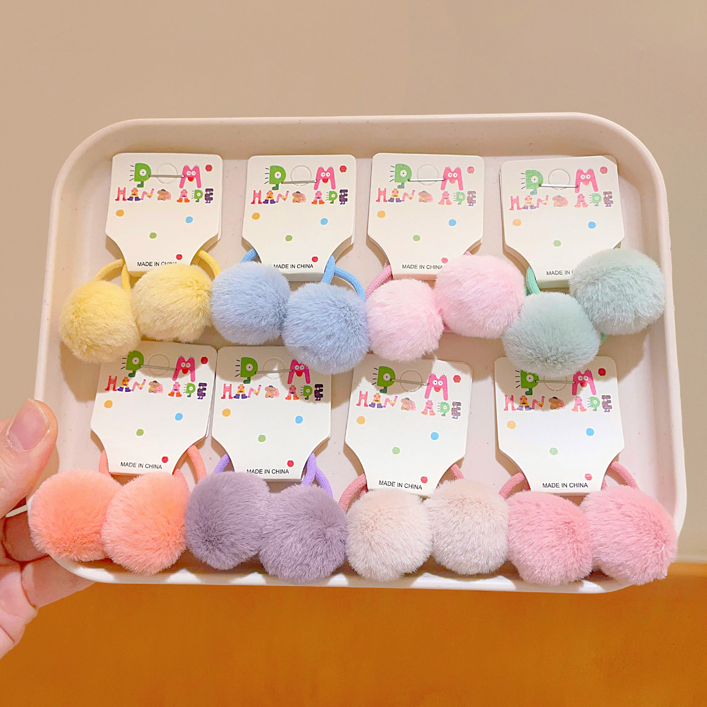 儿童秋冬毛绒球球发圈宝宝高弹力小皮筋发绳婴幼儿扎发不伤发头绳,童装/婴儿装/亲子装,发饰,淘宝优惠券,粉丝福利购,淘宝优惠卷