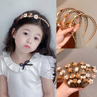 2024新款 儿童卡通库洛米发箍不伤发发卡头饰女童防滑带齿发梳头箍