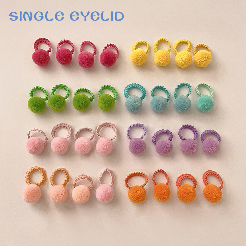 宝宝不伤发皮筋扎辫子发绳