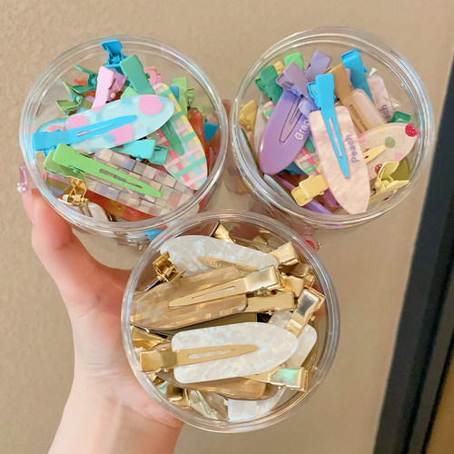 儿童小发夹女彩色可爱鸭嘴夹