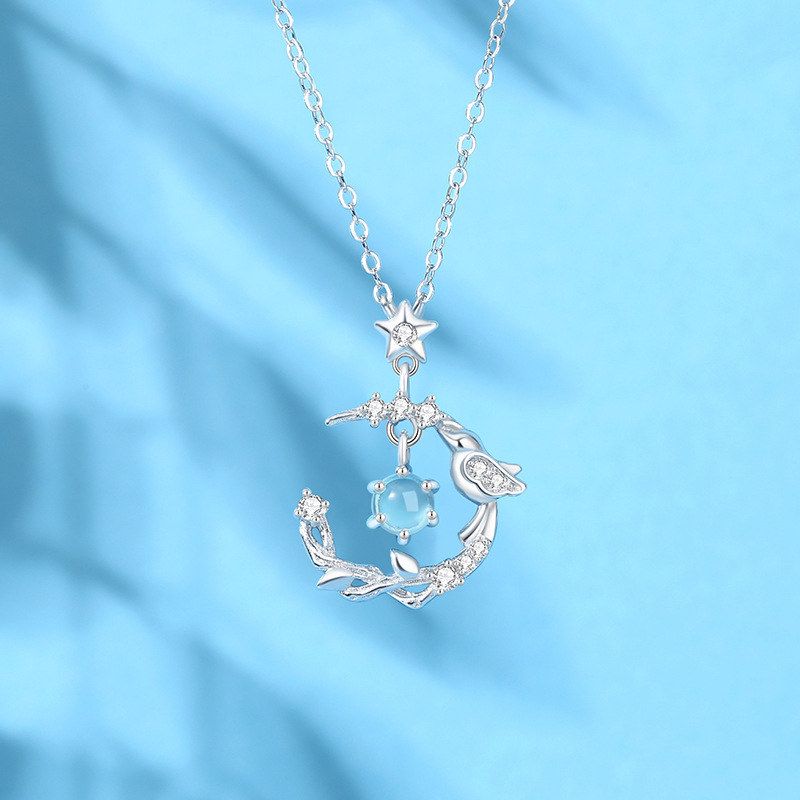 纯银网红原创轻奢小众毛衣链项链