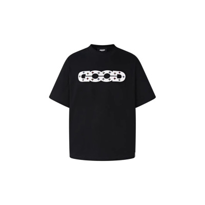 朱志鑫同款短袖 GOODBRAND 镂空LOGO彩钻发泡印花GOOD男女情侣