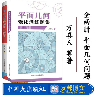 【全2册】平面几何的知识与问题+平面几何强化训练题集高中分册 万喜人305道新编高联二试难度题强化训练一二三年级数学高考辅导书