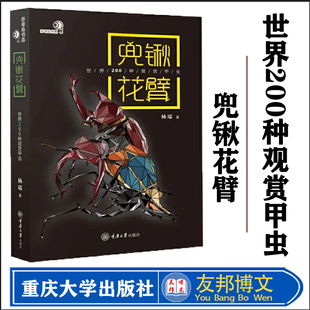 9787568927772 杨瑞 兜锹花臂 正版 世界200种观赏甲虫 社 现货 重庆大学出版