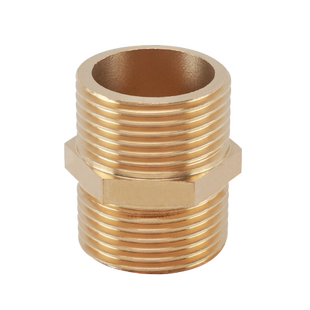 黄铜加长变径异径双外丝4分6分1寸双外牙直接进水管接头配件