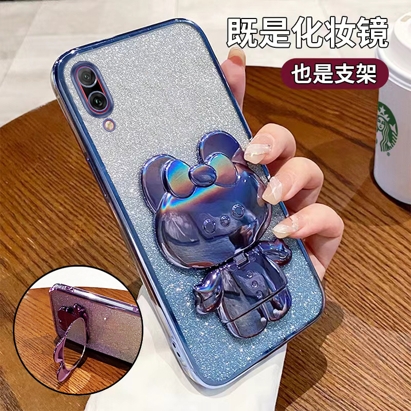 适用vivoX21ud硅胶软壳送钢化膜