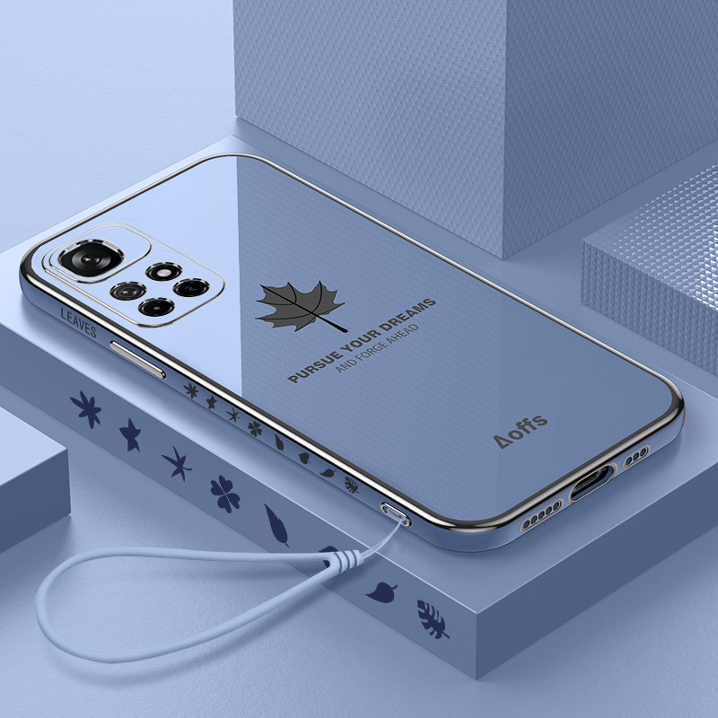 适用红米note11手机壳5g带挂绳