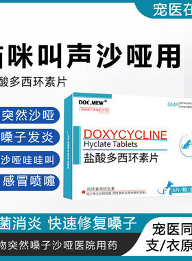 猫咪叫声沙哑药宠物咳嗽打喷嚏